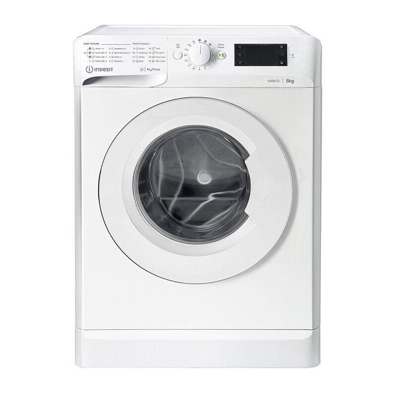 Indesit Πλυντήριο ρούχων 6 kg, MTWSE 61252 W EE Slim, 1200rpm, F, Indesit